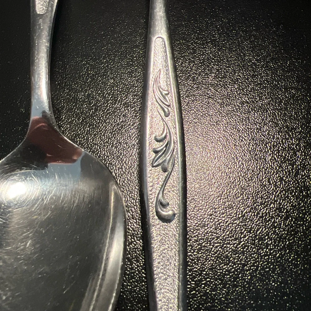 Carlton Stainless Woodcrest Flatware Japan Lot Of‎ 11 Soup Spoons